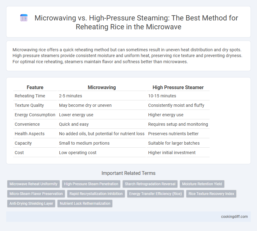 Microwaving vs. High-Pressure Steaming: The Best Method for Reheating Rice in the Microwave