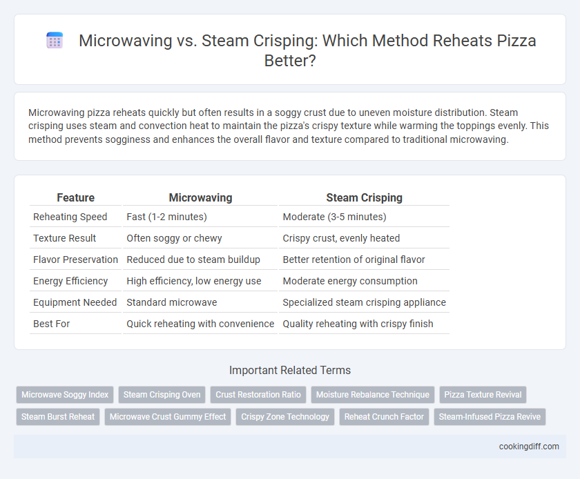 Microwaving vs. Steam Crisping: Which Method Reheats Pizza Better?