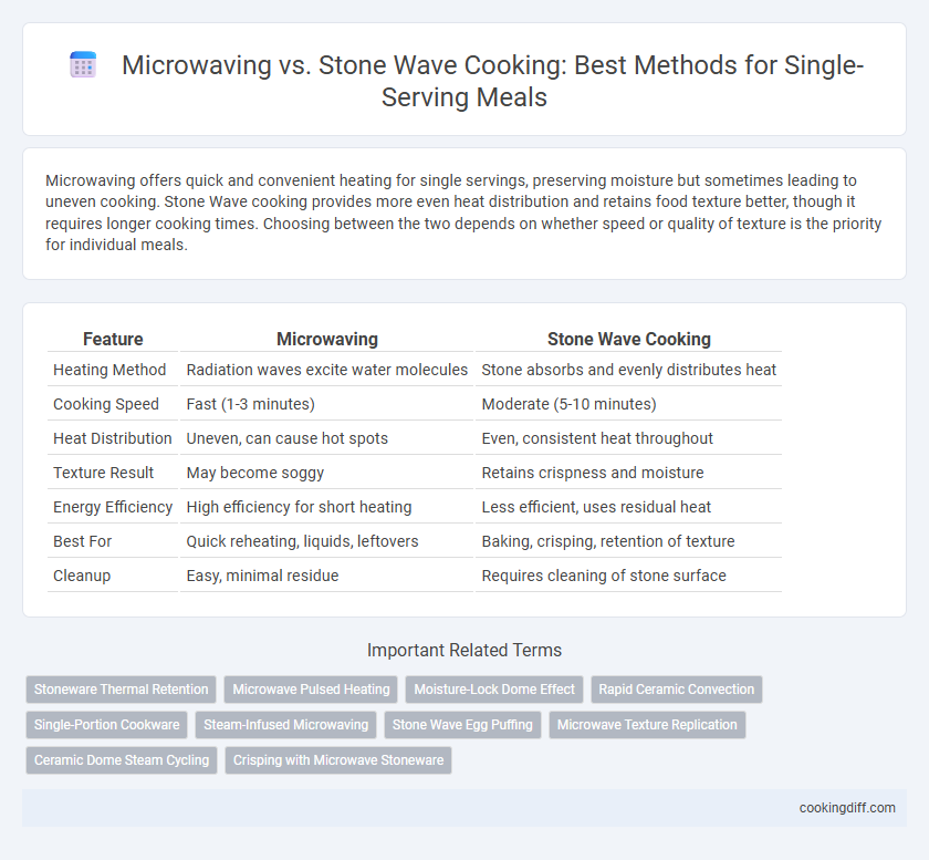 Microwaving vs. Stone Wave Cooking: Best Methods for Single-Serving Meals