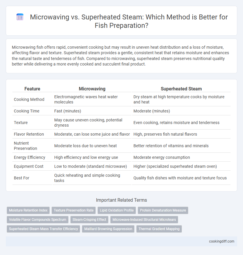 Microwaving vs. Superheated Steam: Which Method is Better for Fish Preparation?