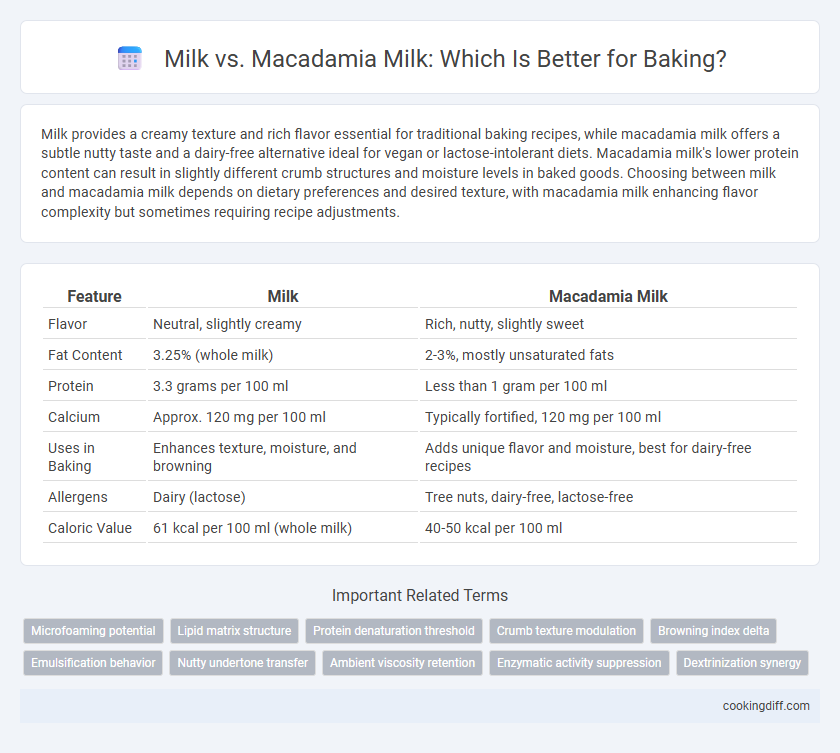 Milk vs. Macadamia Milk: Which Is Better for Baking?