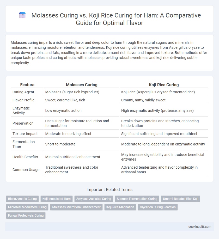 Molasses Curing vs. Koji Rice Curing for Ham: A Comparative Guide for Optimal Flavor