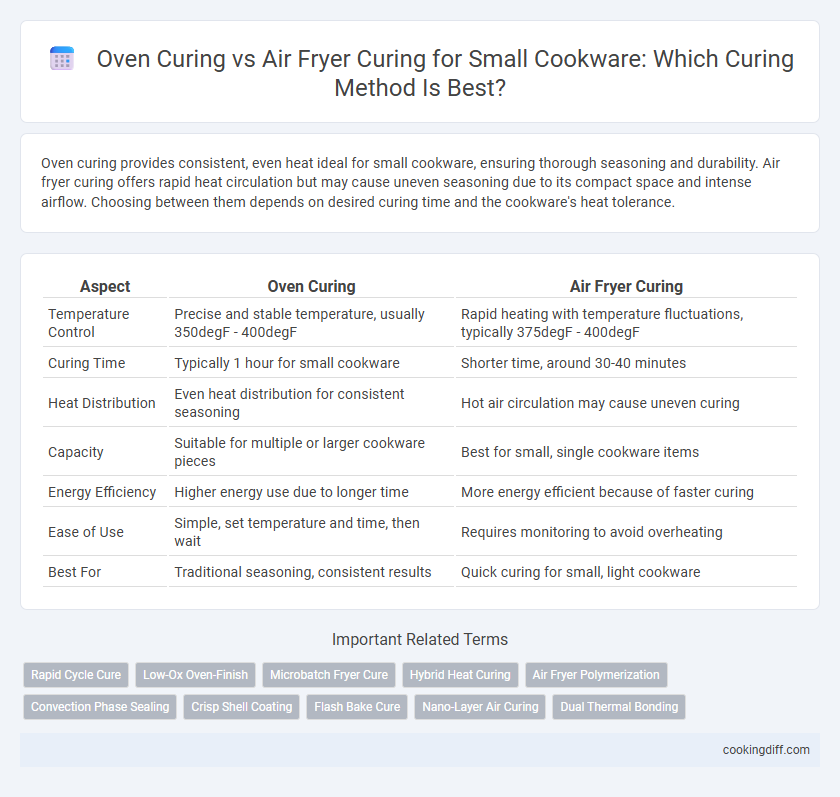 Oven Curing vs Air Fryer Curing for Small Cookware: Which Curing Method Is Best?