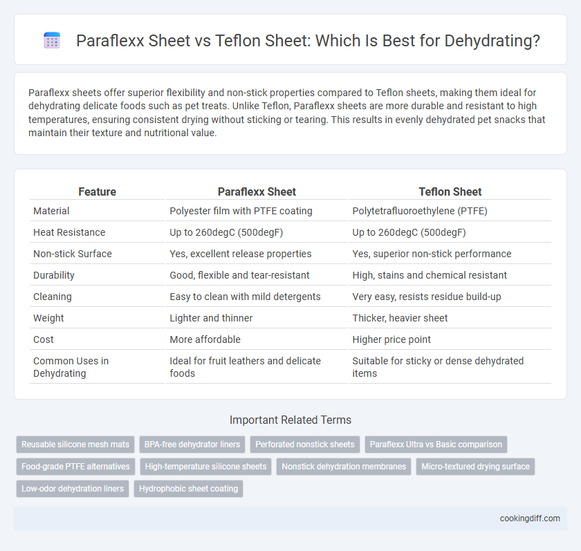 Paraflexx Sheet vs Teflon Sheet: Which Is Best for Dehydrating?