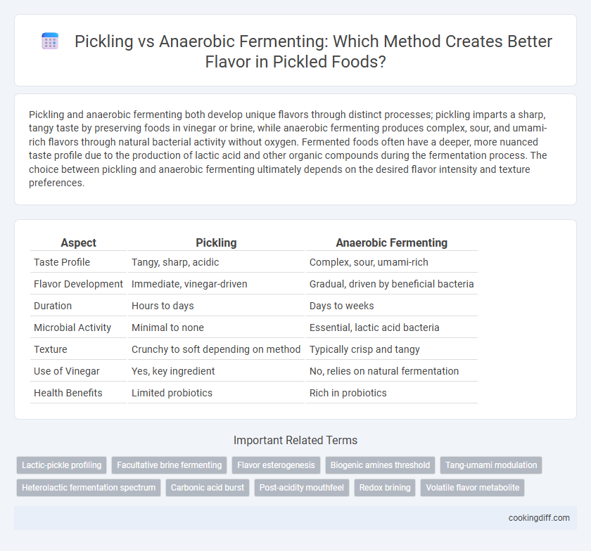 Pickling vs Anaerobic Fermenting: Which Method Creates Better Flavor in Pickled Foods?