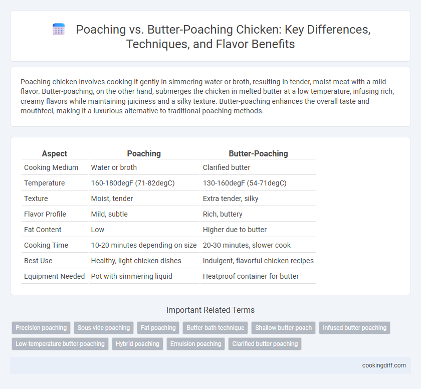 Poaching vs. Butter-Poaching Chicken: Key Differences, Techniques, and Flavor Benefits