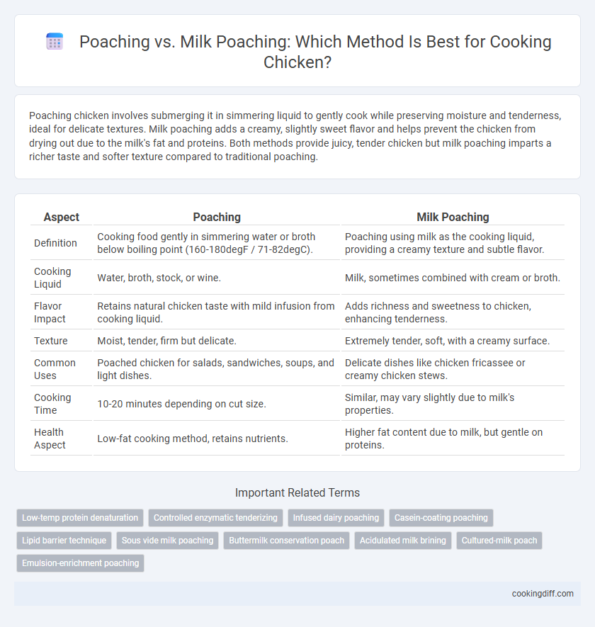 Poaching vs. Milk Poaching: Which Method Is Best for Cooking Chicken?