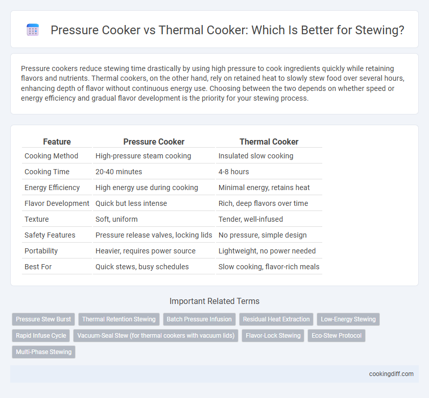 Pressure Cooker vs Thermal Cooker: Which Is Better for Stewing?