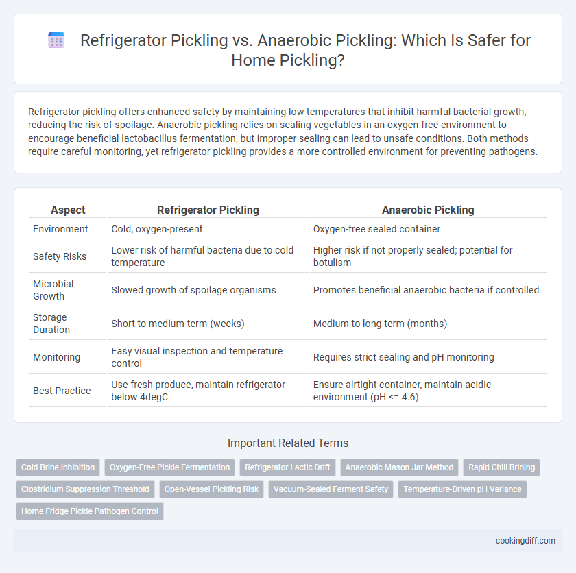 Refrigerator Pickling vs. Anaerobic Pickling: Which Is Safer for Home Pickling?