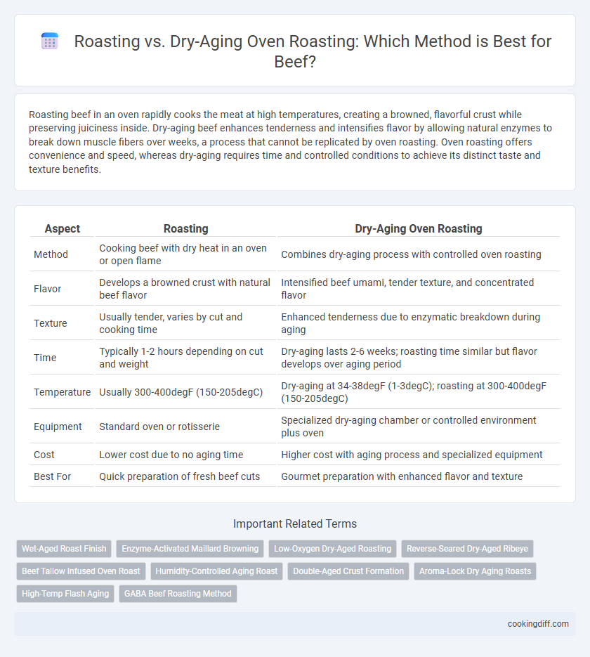 Roasting vs. Dry-Aging Oven Roasting: Which Method is Best for Beef?
