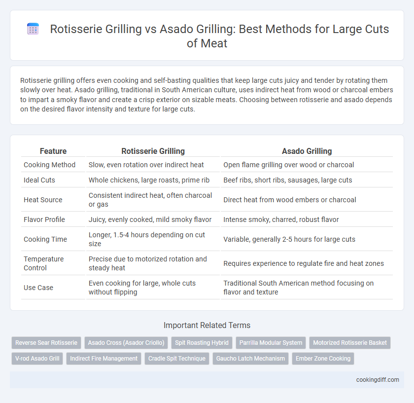 Rotisserie Grilling vs Asado Grilling: Best Methods for Large Cuts of Meat