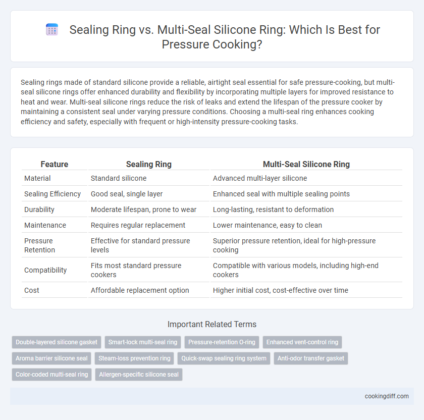 Sealing Ring vs. Multi-Seal Silicone Ring: Which Is Best for Pressure Cooking?
