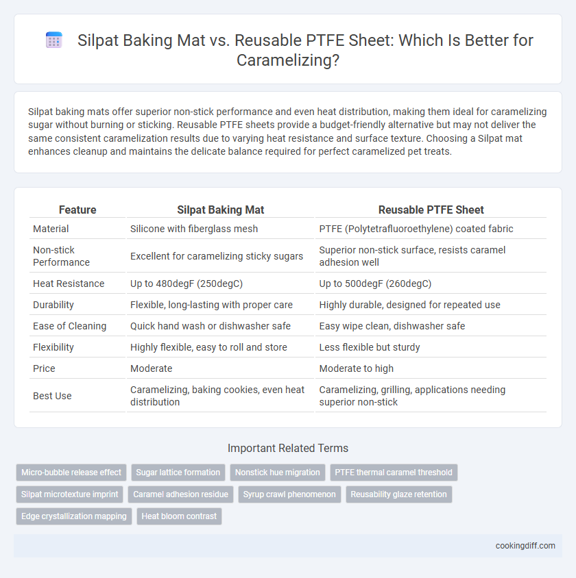 Silpat Baking Mat vs. Reusable PTFE Sheet: Which Is Better for Caramelizing?