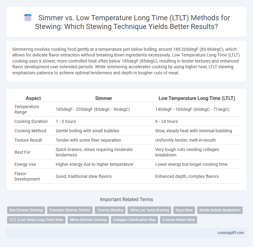 Simmer vs. Low Temperature Long Time (LTLT) Methods for Stewing: Which Stewing Technique Yields Better Results?