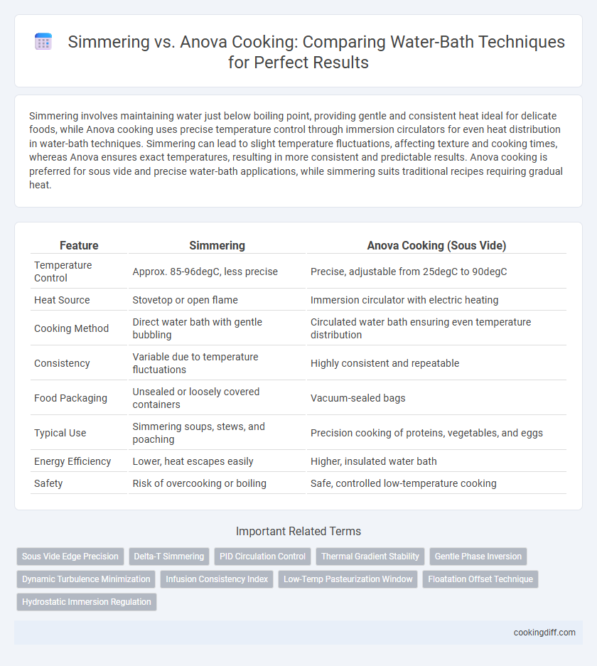 Simmering vs. Anova Cooking: Comparing Water-Bath Techniques for Perfect Results