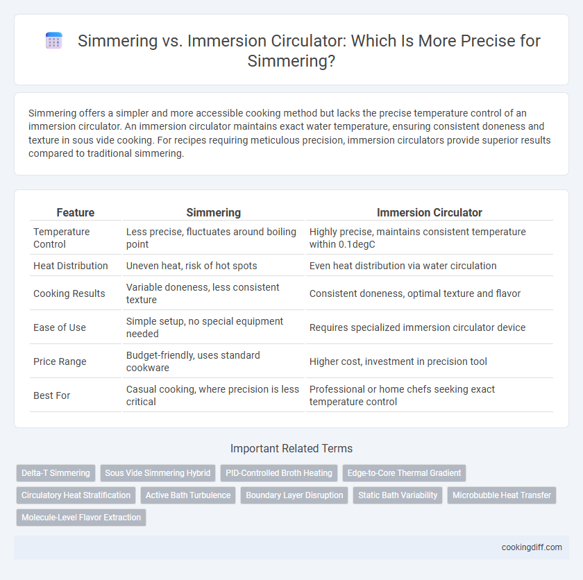 Simmering vs. Immersion Circulator: Which Is More Precise for Simmering?