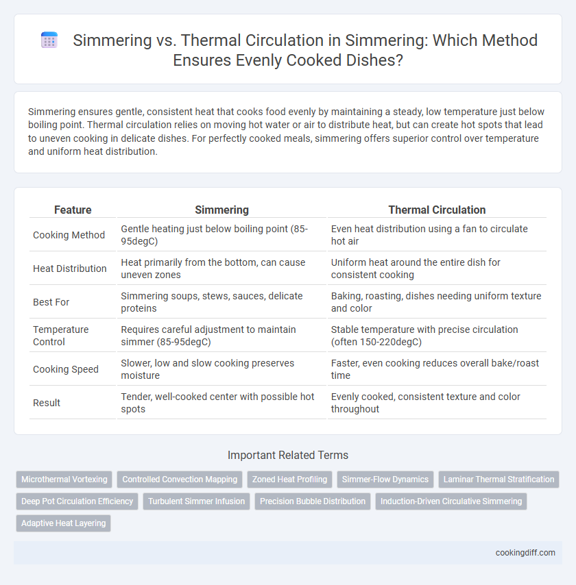 Simmering vs. Thermal Circulation in Simmering: Which Method Ensures Evenly Cooked Dishes?