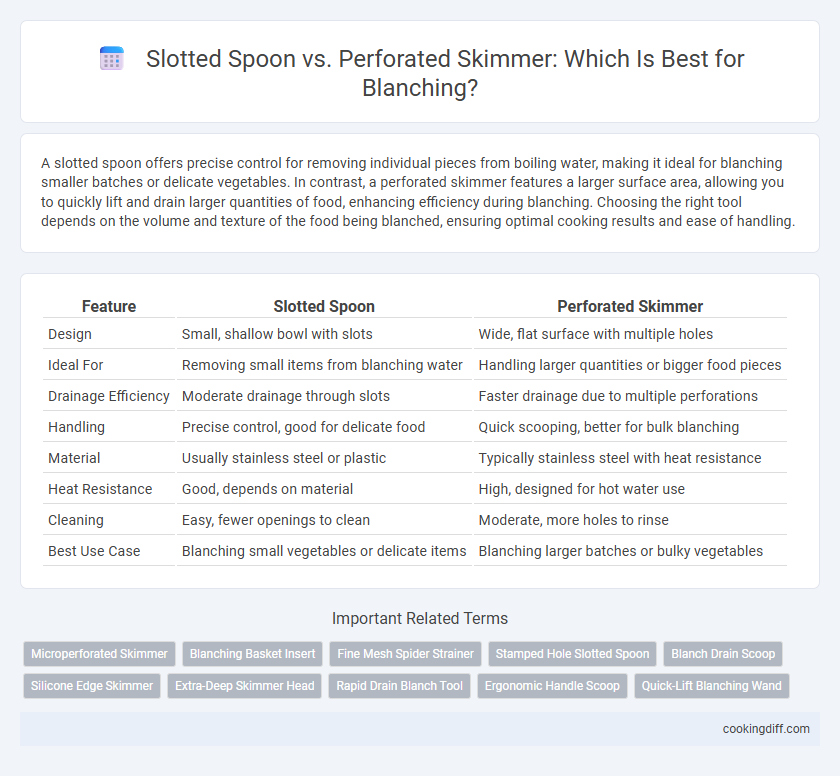 Slotted Spoon vs. Perforated Skimmer: Which Is Best for Blanching?