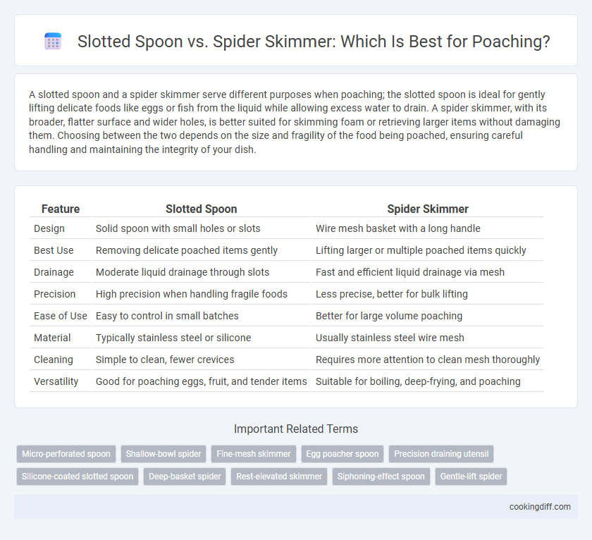 Slotted Spoon vs. Spider Skimmer: Which Is Best for Poaching?