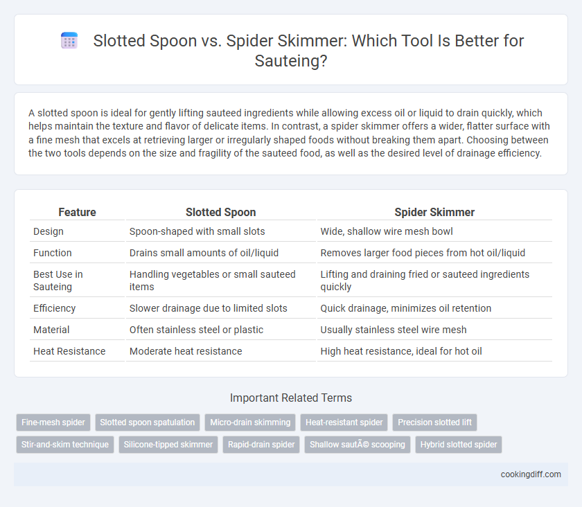 Slotted Spoon vs. Spider Skimmer: Which Tool Is Better for Sauteing?