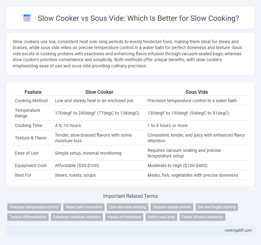 Slow Cooker vs Sous Vide: Which Is Better for Slow Cooking?