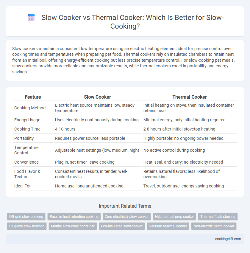 Slow Cooker vs Thermal Cooker: Which Is Better for Slow-Cooking?