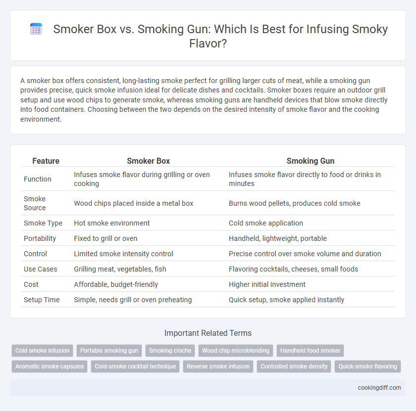 Smoker Box vs. Smoking Gun: Which Is Best for Infusing Smoky Flavor?