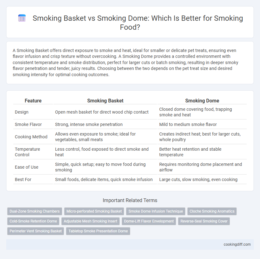 Smoking Basket vs Smoking Dome: Which Is Better for Smoking Food?