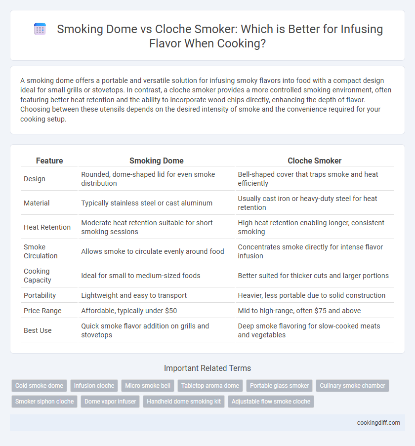 Smoking Dome vs Cloche Smoker: Which is Better for Infusing Flavor When Cooking?