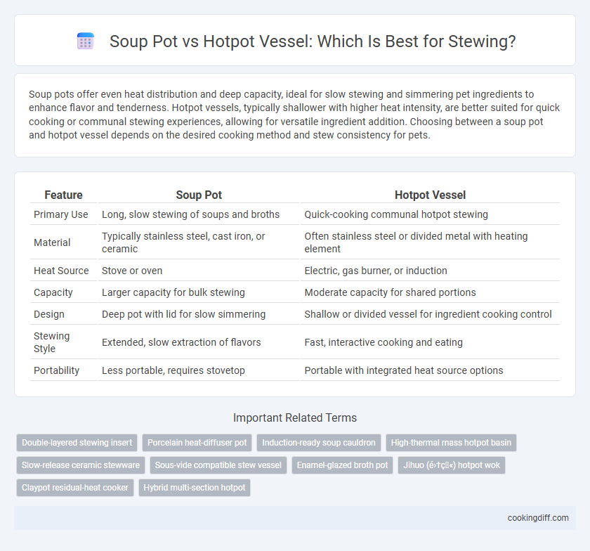 Soup Pot vs Hotpot Vessel: Which Is Best for Stewing?