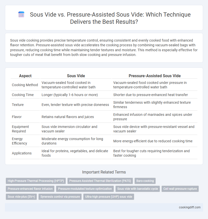 Sous Vide vs. Pressure-Assisted Sous Vide: Which Technique Delivers the Best Results?