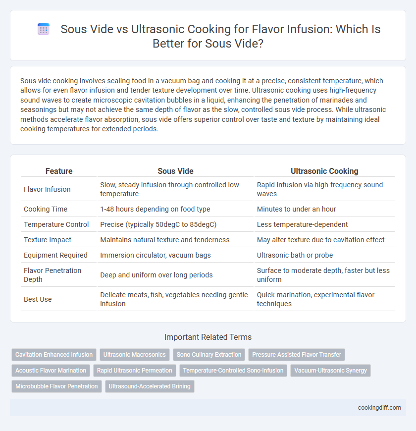 Sous Vide vs Ultrasonic Cooking for Flavor Infusion: Which Is Better for Sous Vide?