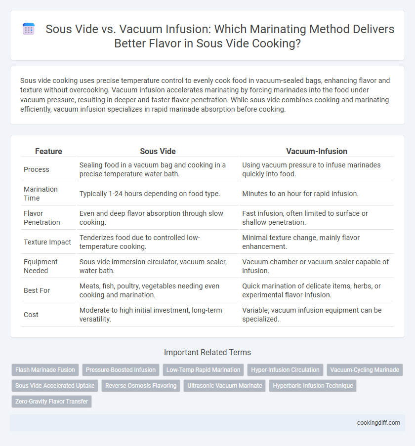 Sous Vide vs. Vacuum Infusion: Which Marinating Method Delivers Better Flavor in Sous Vide Cooking?