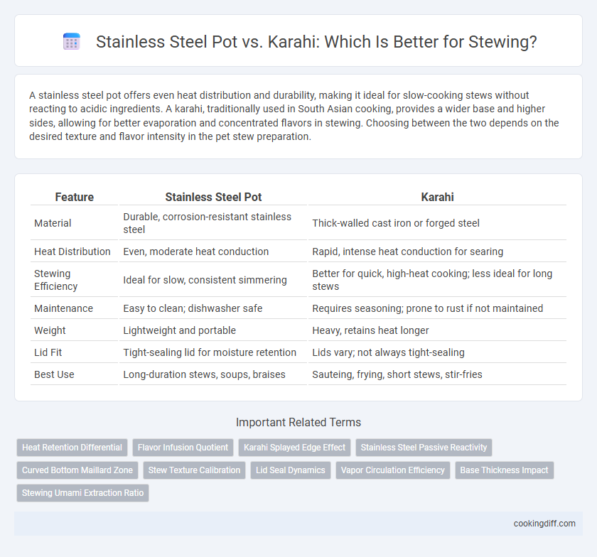Stainless Steel Pot vs. Karahi: Which Is Better for Stewing?