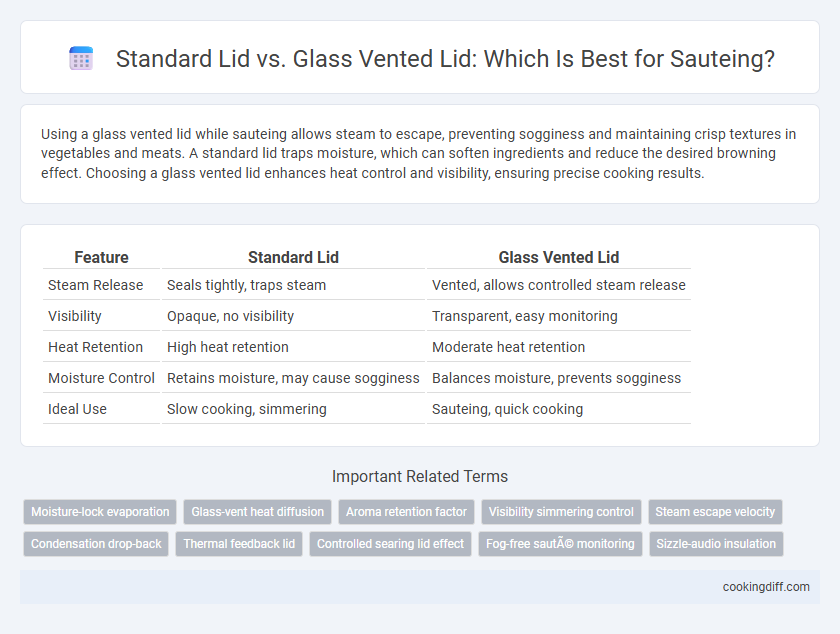 Standard Lid vs. Glass Vented Lid: Which Is Best for Sauteing?
