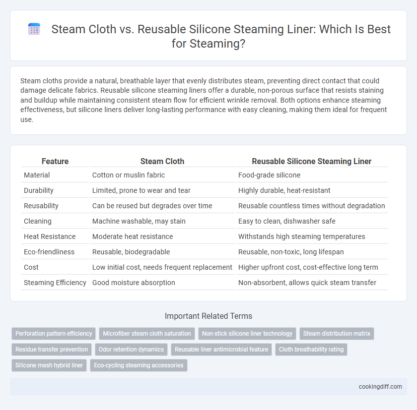 Steam Cloth vs. Reusable Silicone Steaming Liner: Which Is Best for Steaming?