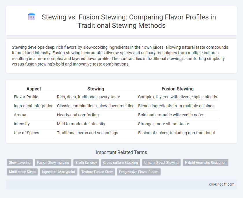 Stewing vs. Fusion Stewing: Comparing Flavor Profiles in Traditional Stewing Methods