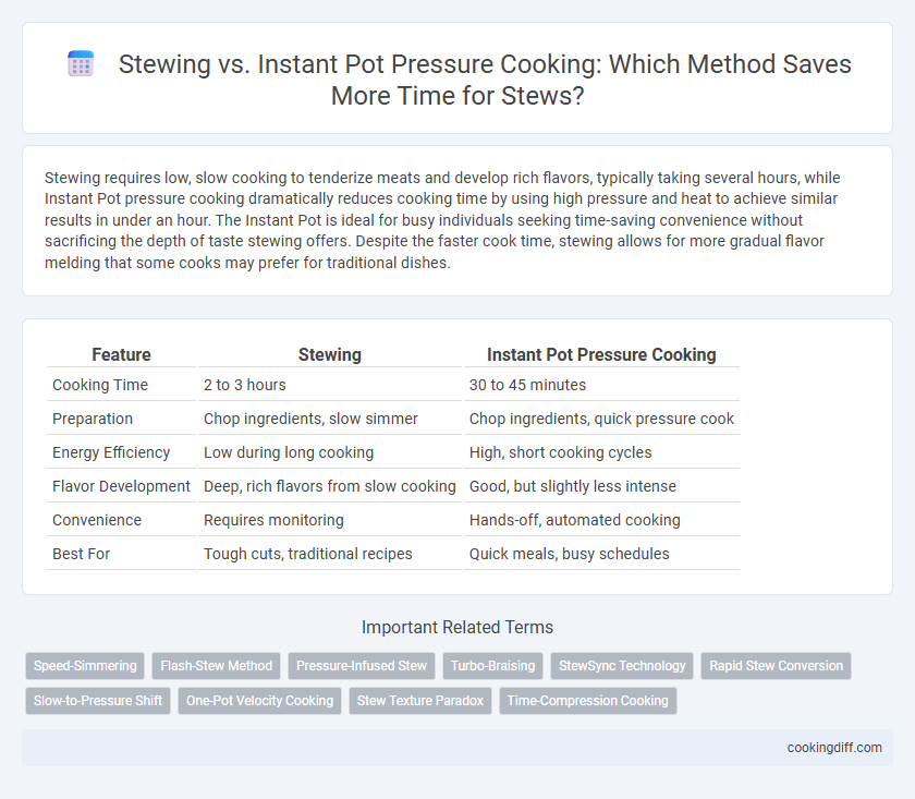 Stewing vs. Instant Pot Pressure Cooking: Which Method Saves More Time for Stews?