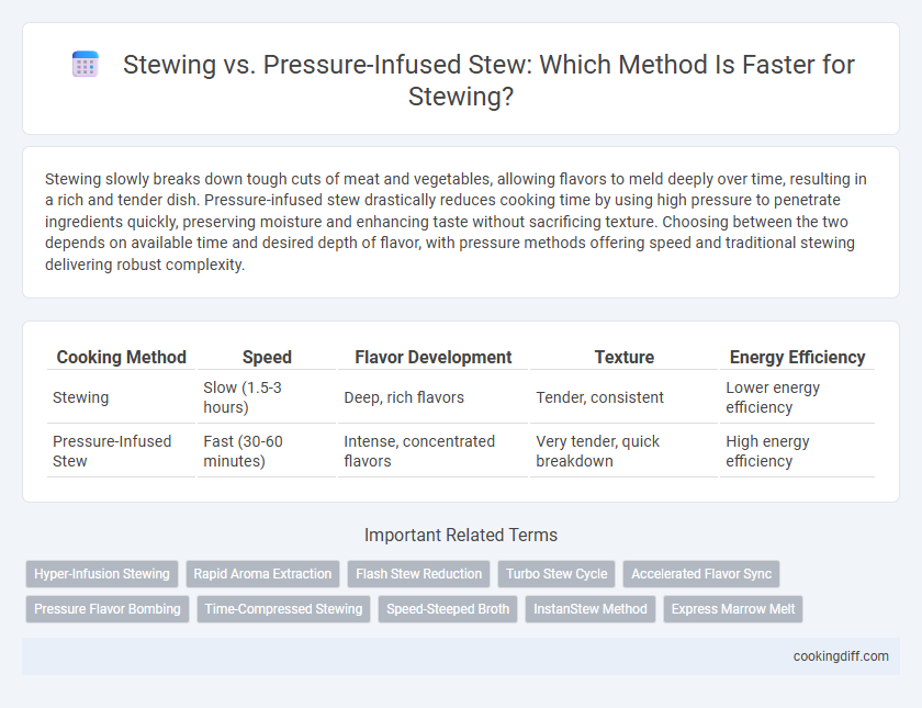 Stewing vs. Pressure-Infused Stew: Which Method Is Faster for Stewing?