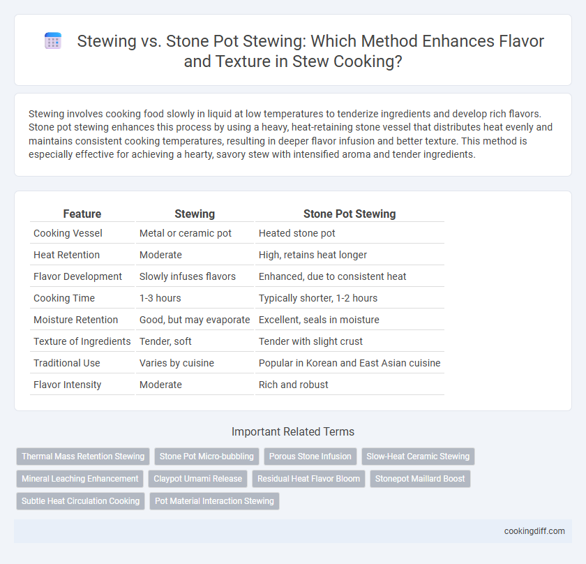 Stewing vs. Stone Pot Stewing: Which Method Enhances Flavor and Texture in Stew Cooking?