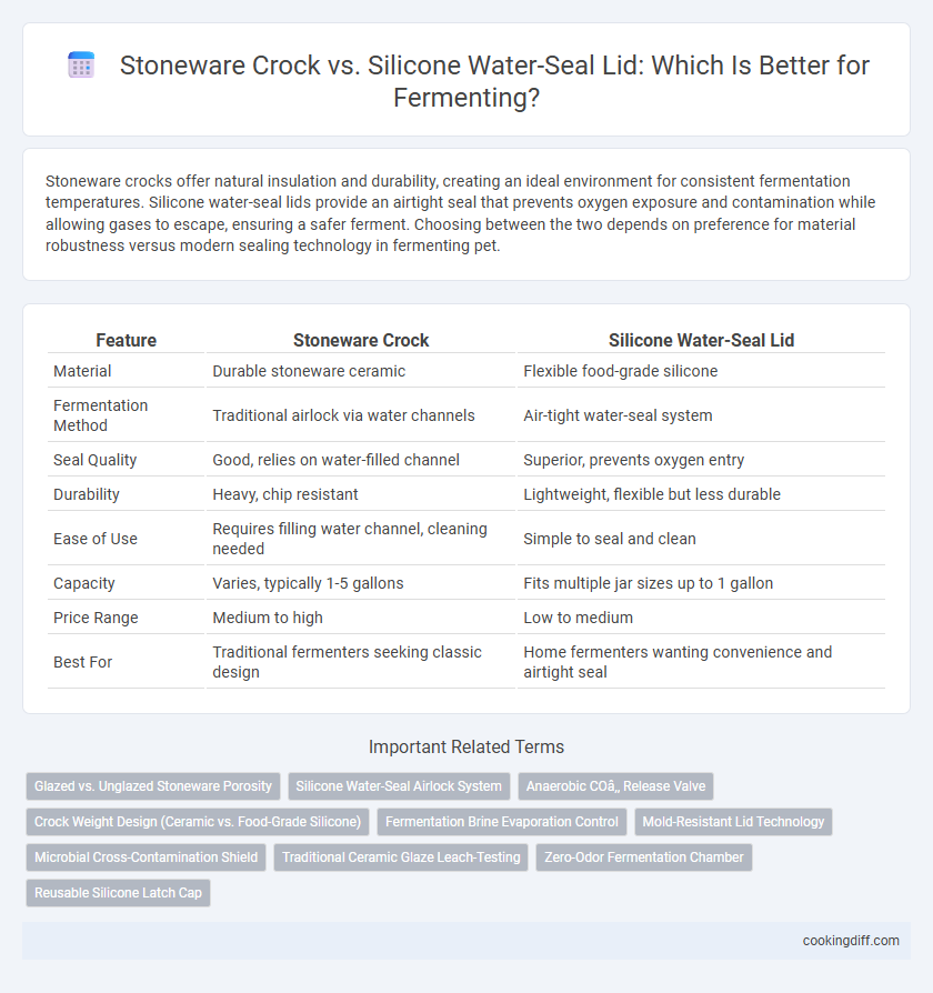 Stoneware Crock vs. Silicone Water-Seal Lid: Which Is Better for Fermenting?
