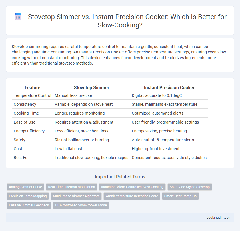 Stovetop Simmer vs. Instant Precision Cooker: Which Is Better for Slow-Cooking?