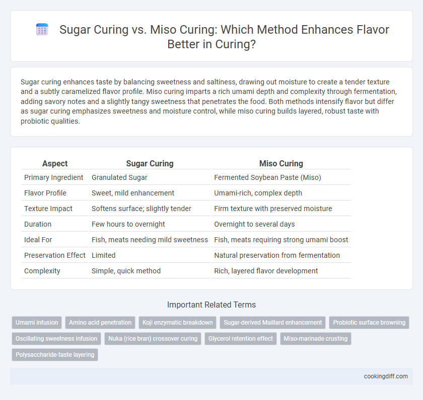 Sugar Curing vs. Miso Curing: Which Method Enhances Flavor Better in Curing?