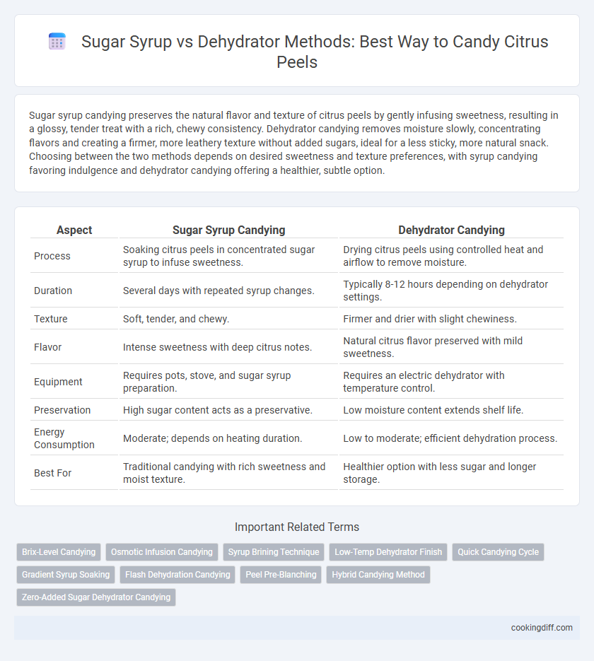Sugar Syrup vs Dehydrator Methods: Best Way to Candy Citrus Peels