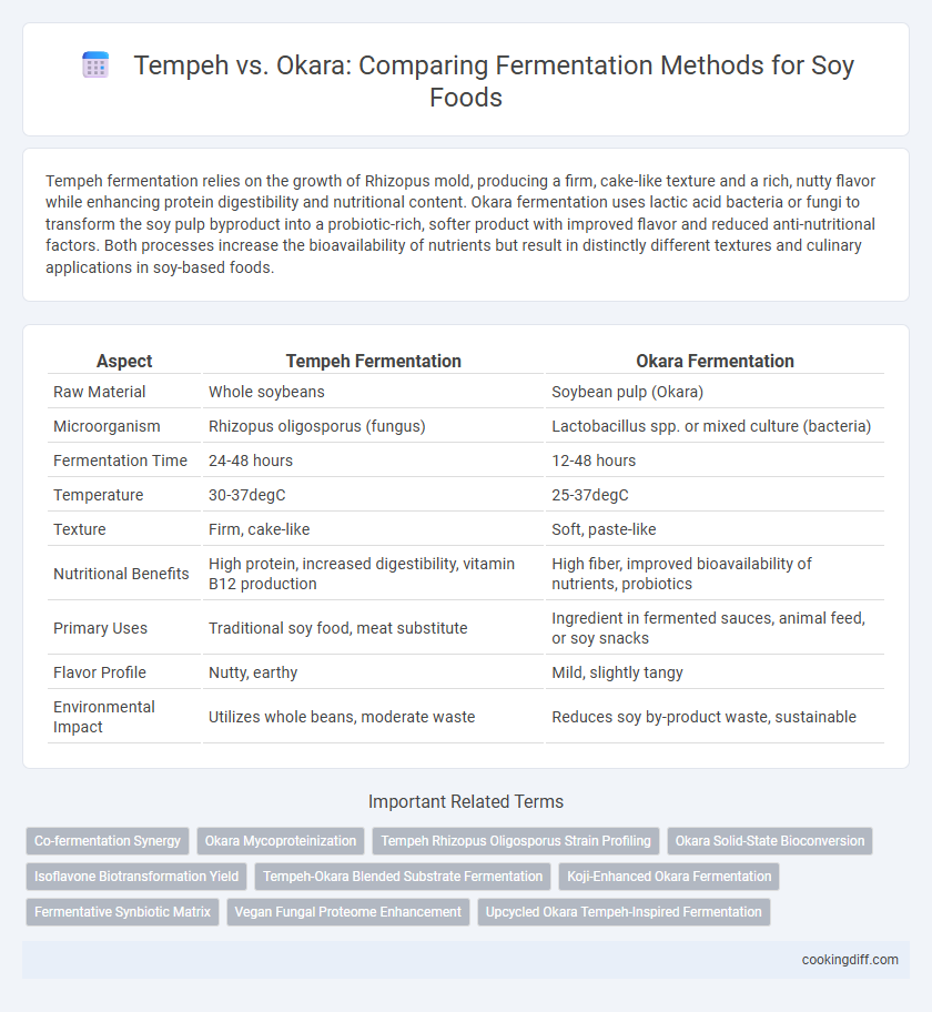 Tempeh vs. Okara: Comparing Fermentation Methods for Soy Foods