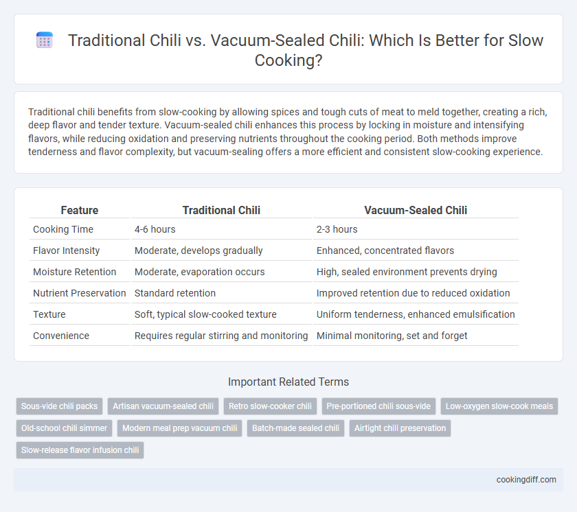 Traditional Chili vs. Vacuum-Sealed Chili: Which Is Better for Slow Cooking?