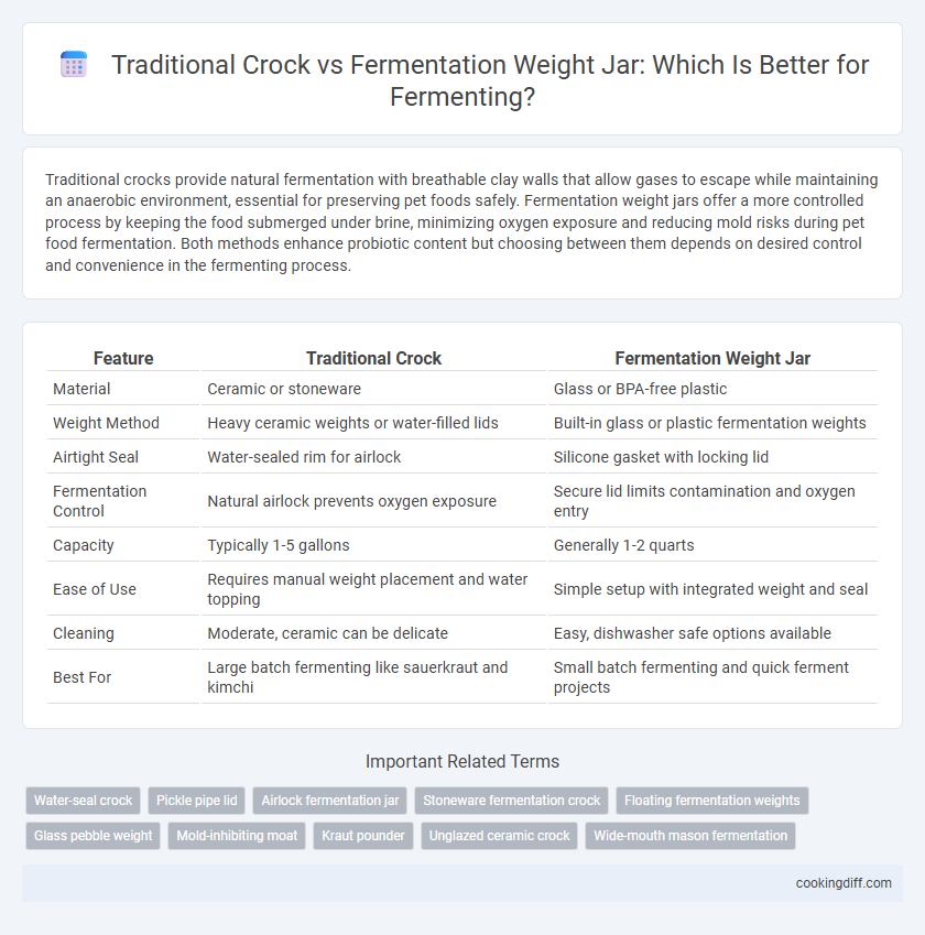 Traditional Crock vs Fermentation Weight Jar: Which Is Better for Fermenting?