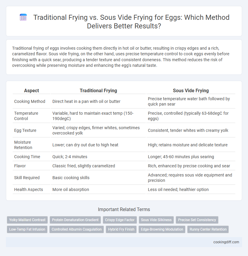 Traditional Frying vs. Sous Vide Frying for Eggs: Which Method Delivers Better Results?