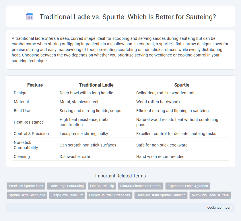 Traditional Ladle vs. Spurtle: Which Is Better for Sauteing?