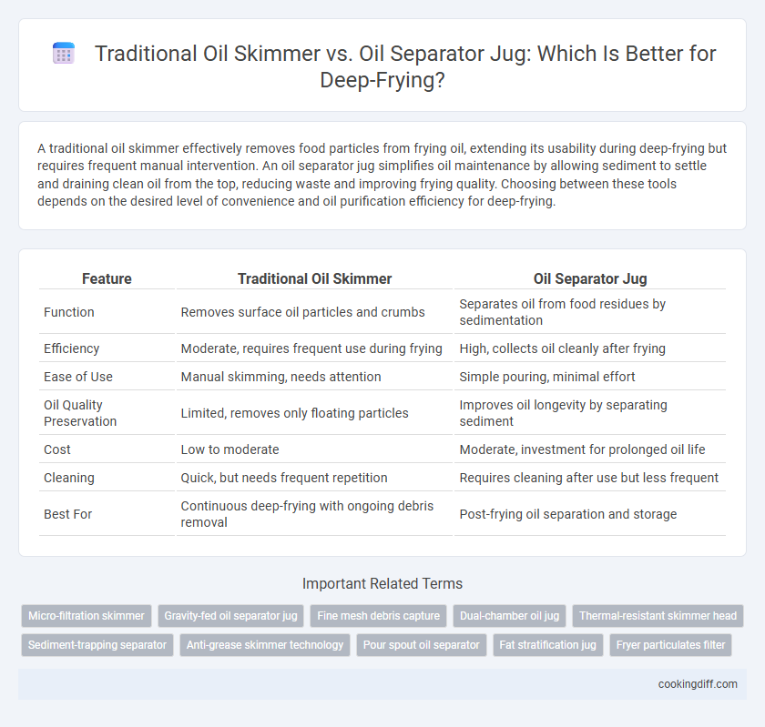 Traditional Oil Skimmer vs. Oil Separator Jug: Which Is Better for Deep-Frying?
